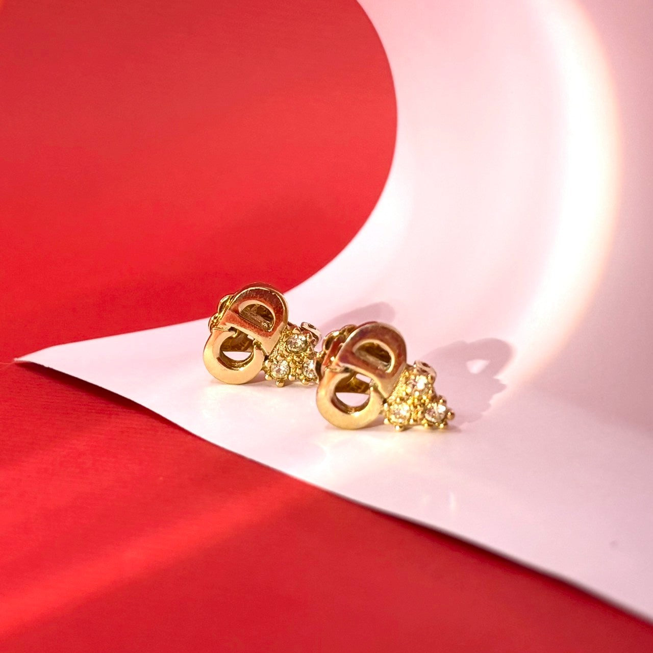 ✨ Dior Logo 水鑽耳夾 | Dior Crystal Logo Clip-On Earrings ✨