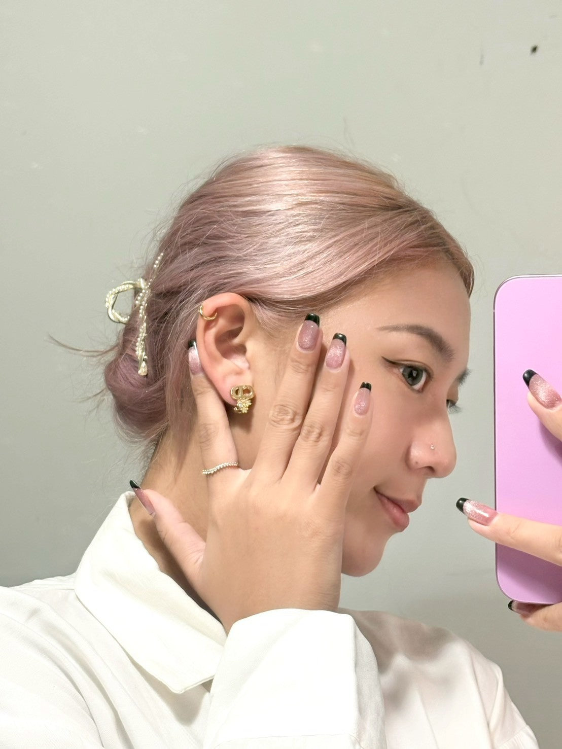 ✨ Dior Logo 水鑽耳夾 | Dior Crystal Logo Clip-On Earrings ✨