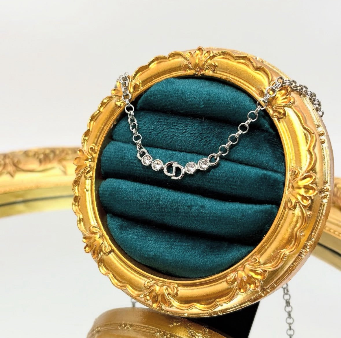 Dior 銀光微語|CD Crystal Glow Necklace – Silver Ver.