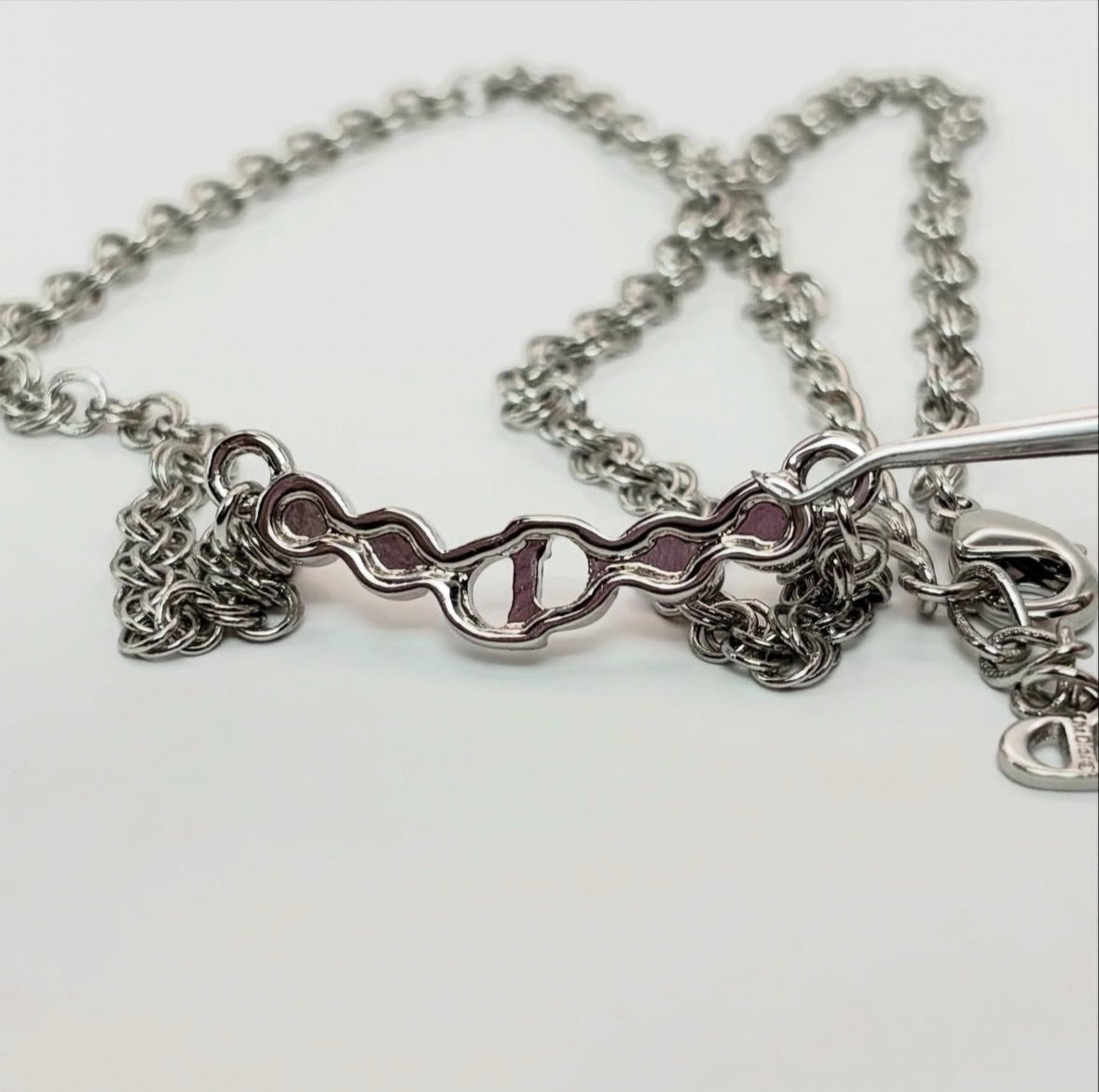 Dior 銀光微語|CD Crystal Glow Necklace – Silver Ver.