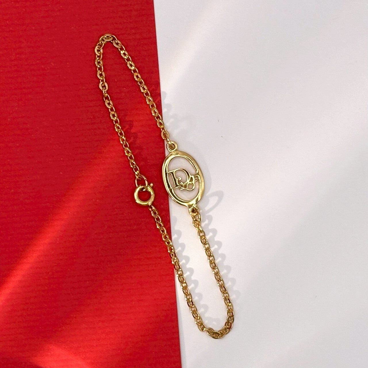 Dior 經典交疊徽記手鍊 | Dior Interlocking CD Bracelet