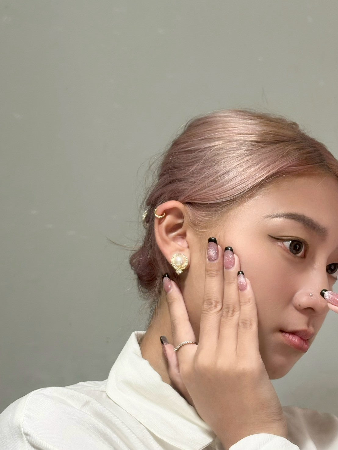 Dior 晶鑽珍珠耳夾 | Dior Pearl &amp; Crystal Clip-On Earrings